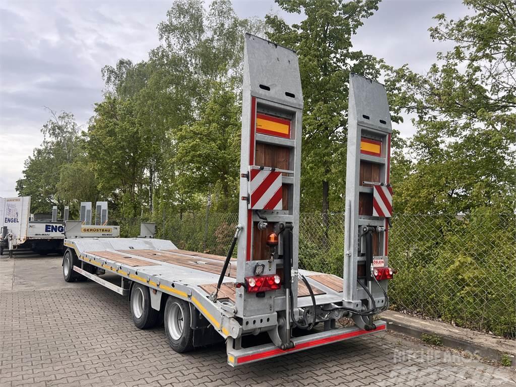 Möslein TA3 Schwebheim 3 Achs Tiefladeranhänger, neuwerti Nízko rámové nákladné automobily