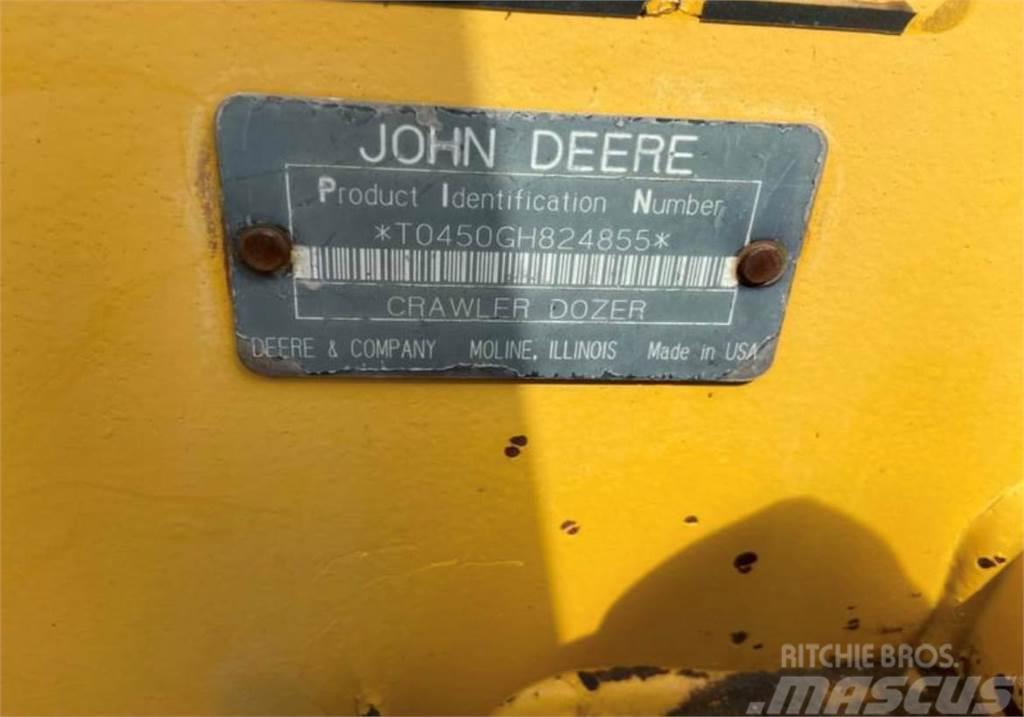 John Deere 450G Pásové dozéry