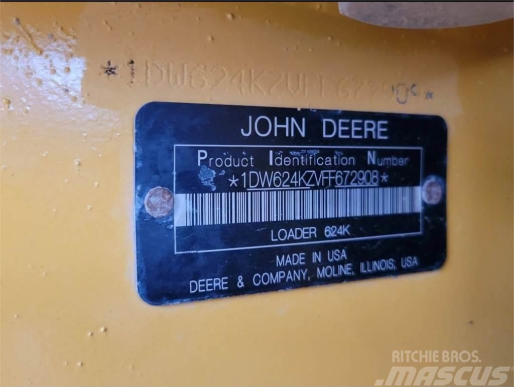 John Deere 624K Kolesové nakladače