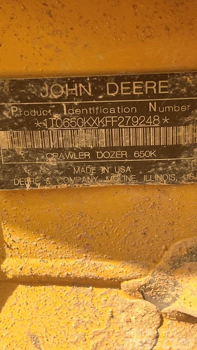 John Deere 650K LGP Pásové dozéry
