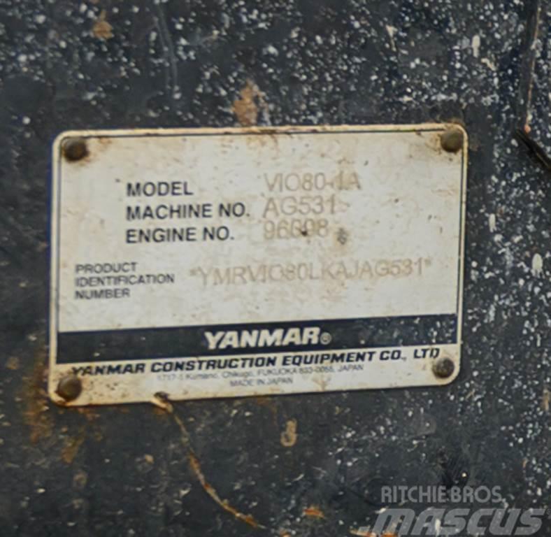 Yanmar VIO80 Mini rýpadlá < 7t