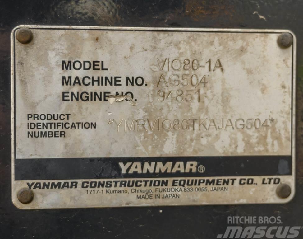 Yanmar VIO80 Mini rýpadlá < 7t