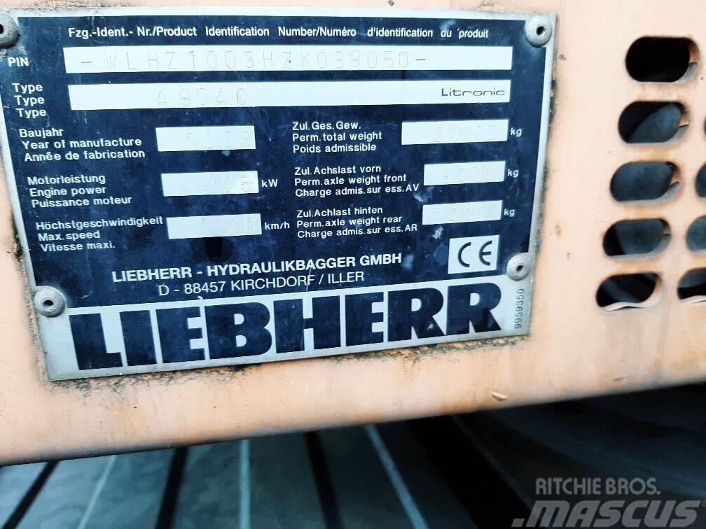 Liebherr A 904 C Litronic Kolesové rýpadlá
