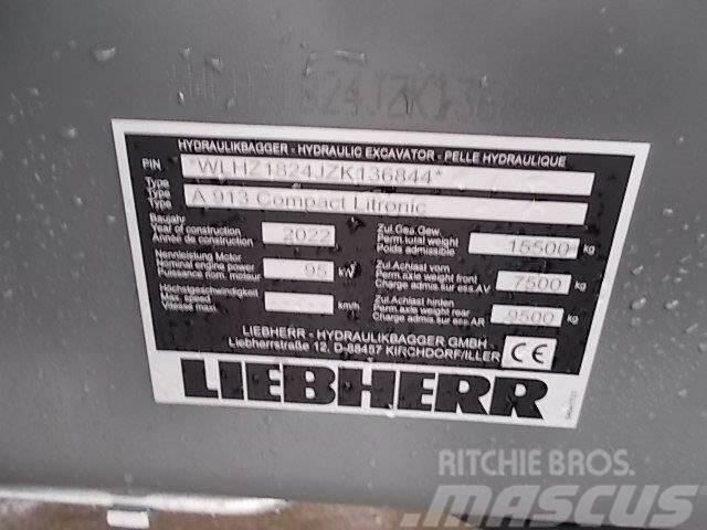 Liebherr A 913 Compact G6.0-D Litronic Kolesové rýpadlá