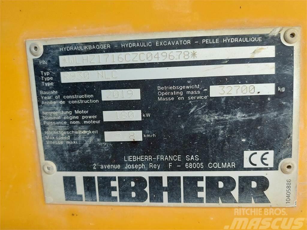 Liebherr R 930 NLC Pásové rýpadlá