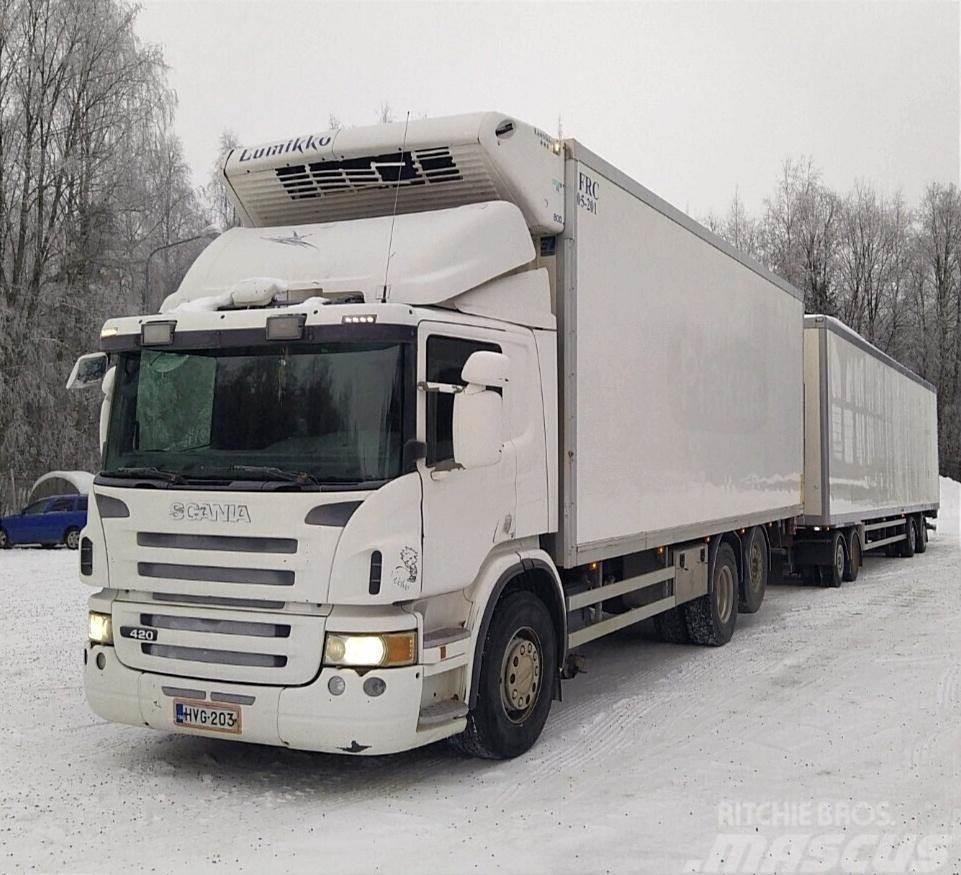 Scania P420 kylmäkoriyhdistelmä 6x2 Chladiarenské nákladné vozidlá