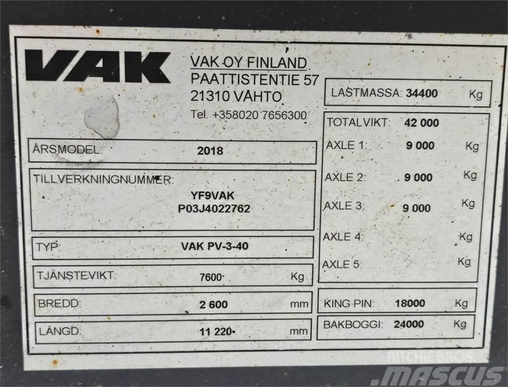 VAK PV-3-40 Ostatné návesy