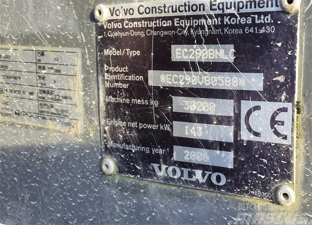 Volvo EC 290 BNLC Pásové rýpadlá