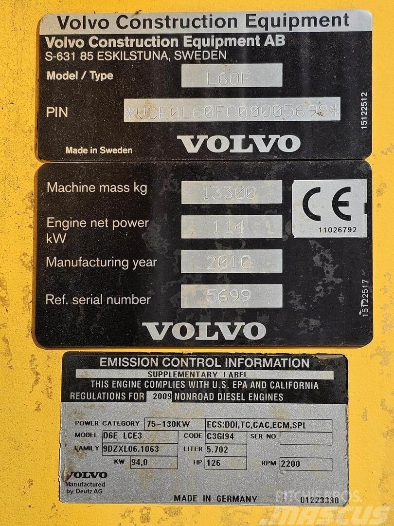 Volvo L60F Kolesové nakladače