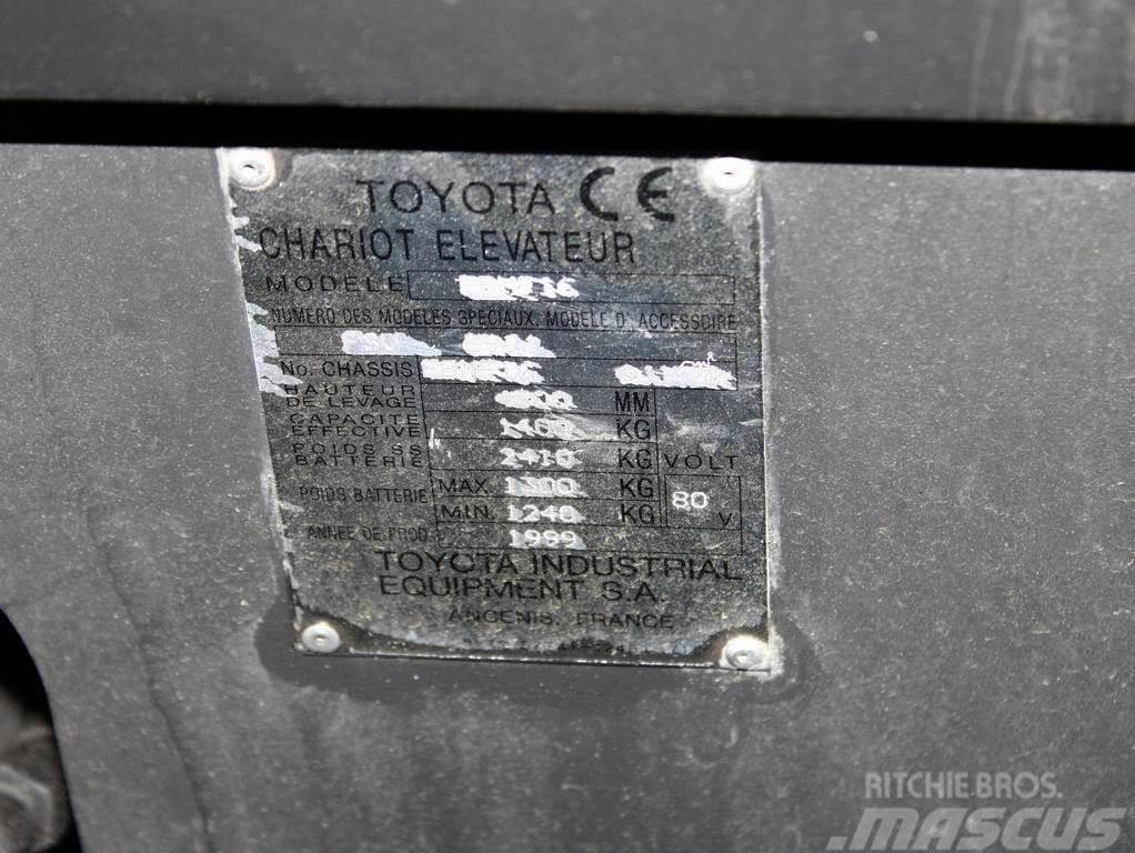 Toyota FMBF 16 Akumulátorové vozíky