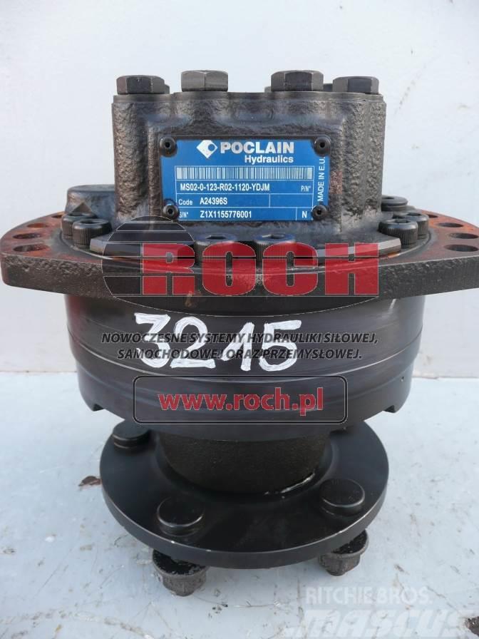 Poclain MS02-0-123-R02-1120-YDJM A24396S Motory