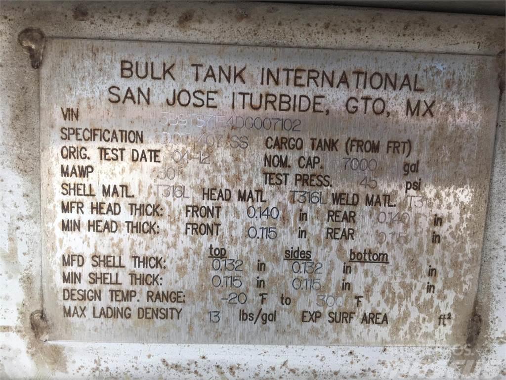  BULK NON-CODE 407 / 7000G / INSULATED Cisternové prívesy