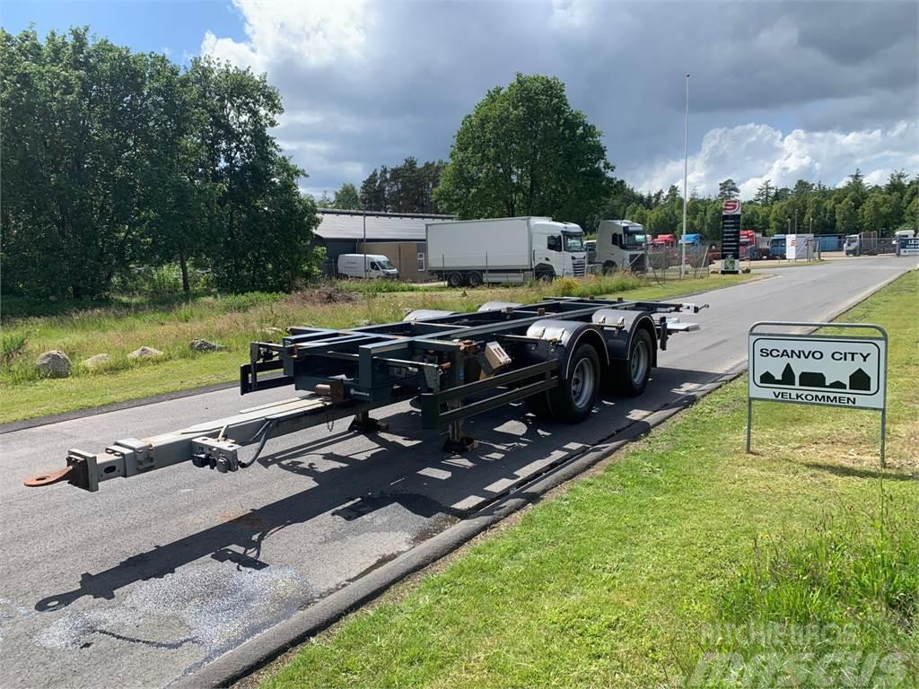 Kel-Berg C920V 20 ton - folde-slæde lift Kontajnerové prívesy