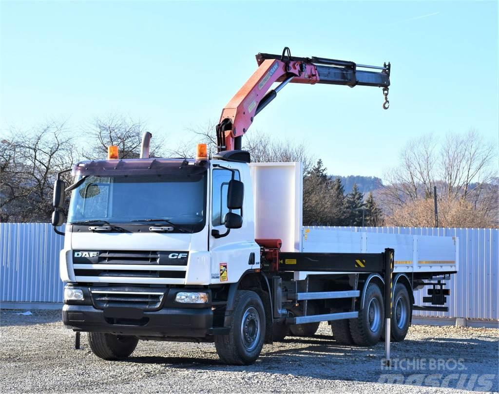 DAF CF 75.360 Plošinové nákladné automobily/nákladné automobily so sklápacími bočnicami