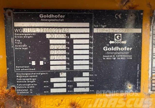 Goldhofer TUP-L3-22/80 Low loaders