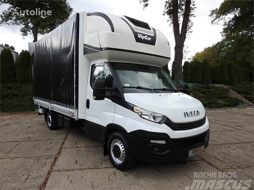 Iveco Daily 35 S 18 Curtain side 4,25 m Flatbed / Dropside trucks
