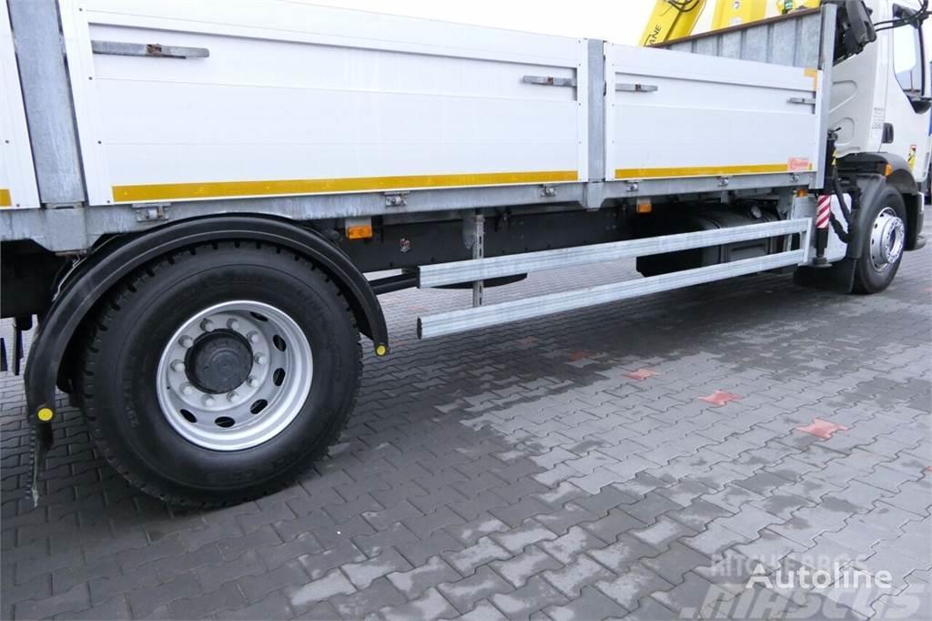 Volvo FE 280 Flatbed + crane HYVA HB 150 Plošinové nákladné automobily/nákladné automobily so sklápacími bočnicami