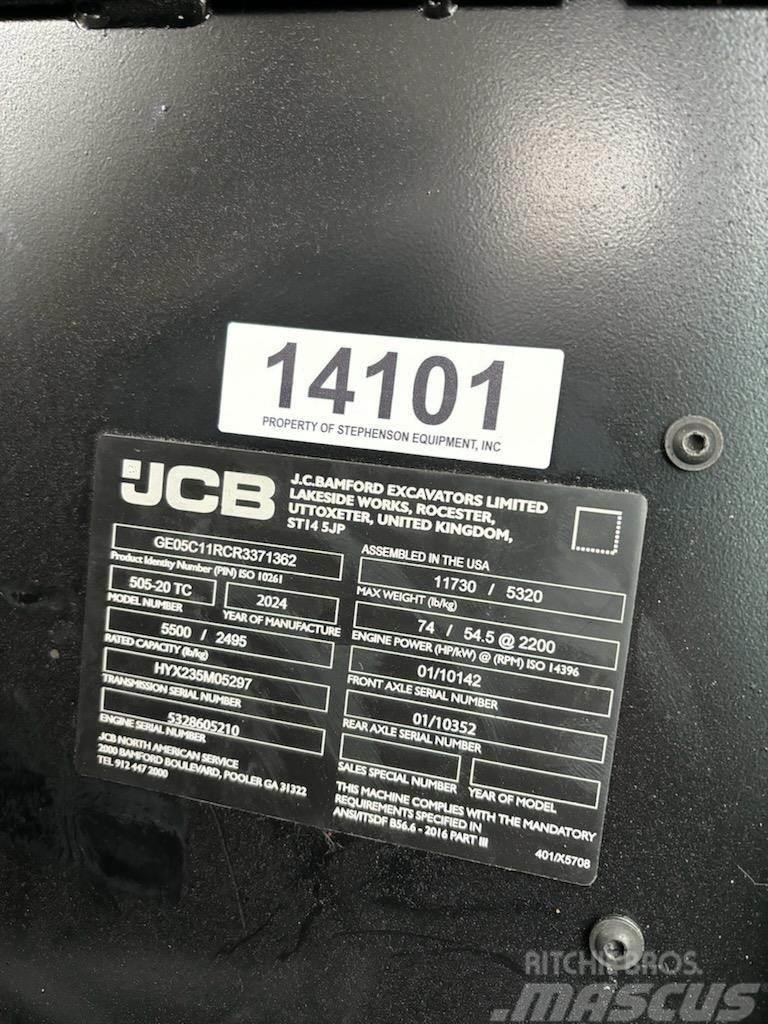 JCB 505-20TC Teleskopické manipulátory
