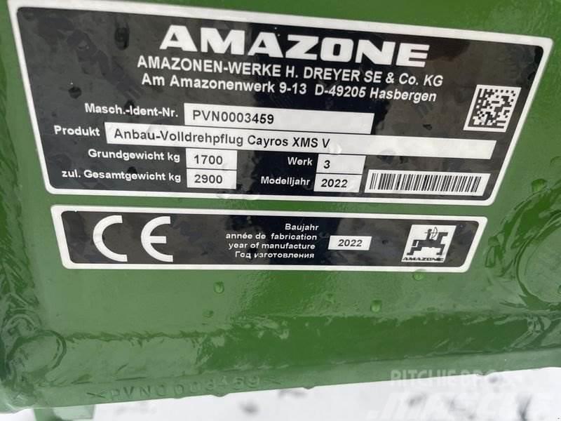 Amazone CAYROS XMS 950 VS Konvenčné pluhy