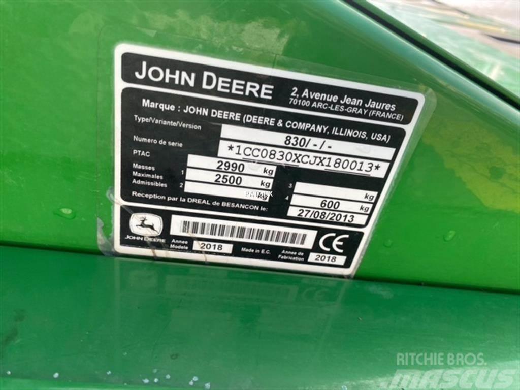 John Deere 830 Žací stroj-kondicionér