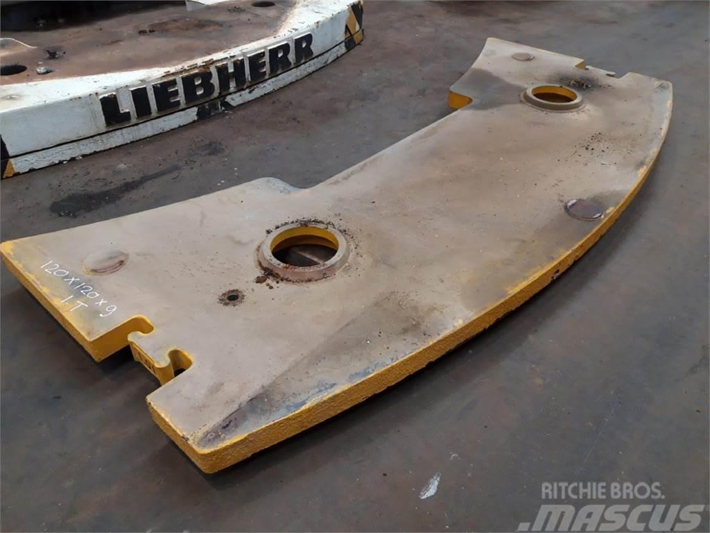 Liebherr LTM 1050-1 counterweight 1 ton Diely a zariadenia žeriavov