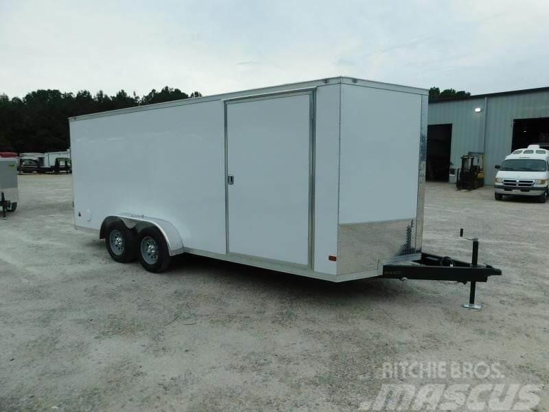  Covered Wagon Trailers Gold Series 7x18 Vnose with Iné