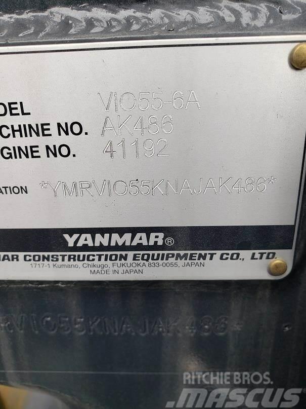 Yanmar VIO55-6A Pásové rýpadlá