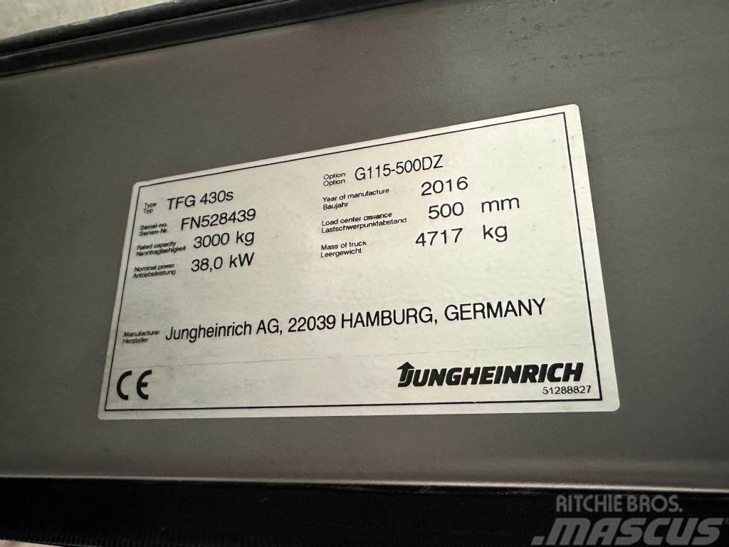 Jungheinrich TFG 430s - TRIPLEX 5 m LPG vozíky