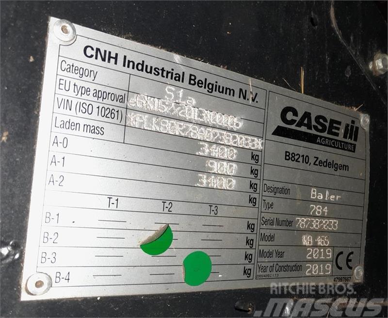 Case IH RB 465 Lisy na okrúhle balíky