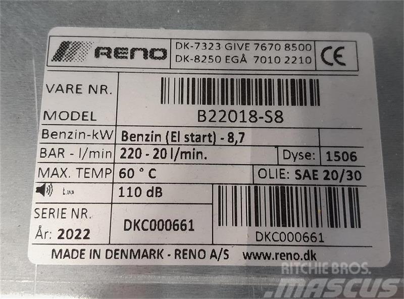 Reno PD 220/20 Vysokotlakové umývacie stroje
