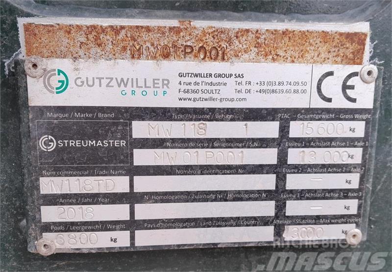 Streumaster MW 118 TD Rozmetadlá maštaľného hnoja