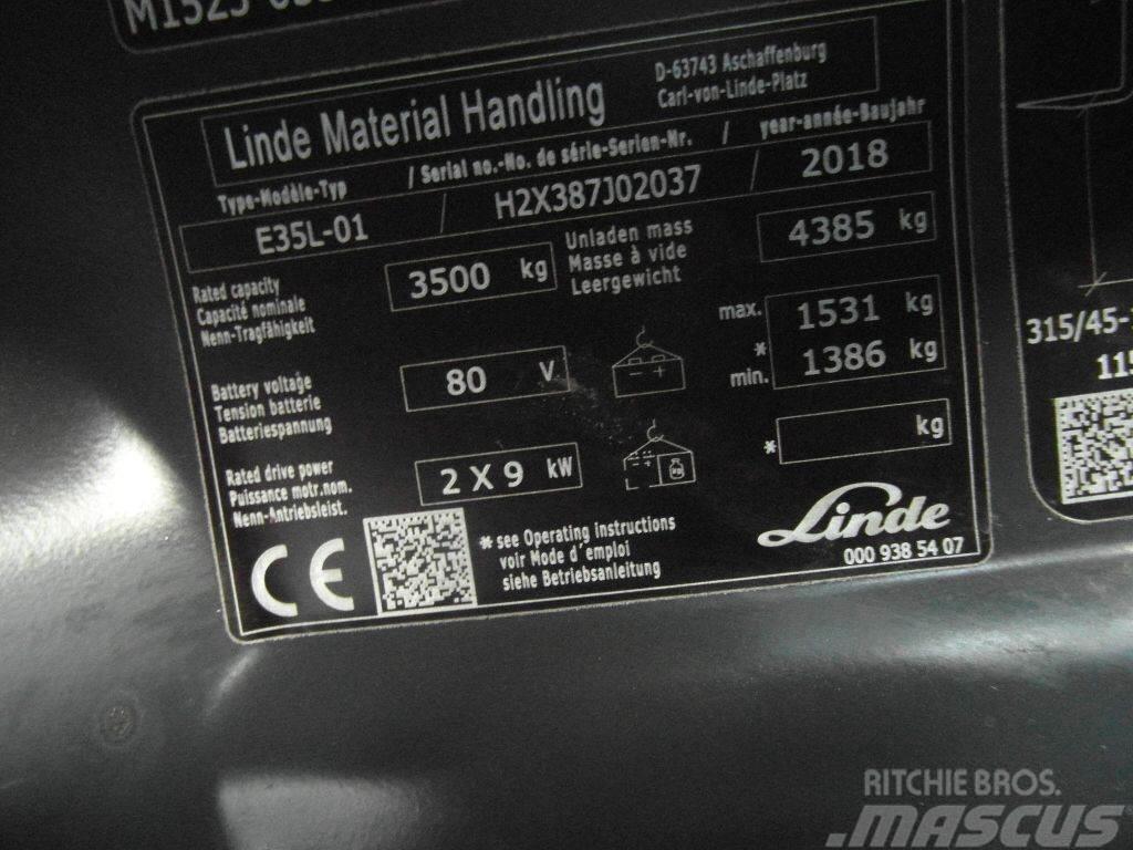 Linde E35L-387-01 Akumulátorové vozíky
