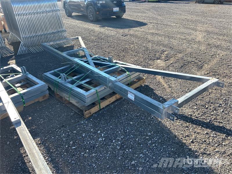 24 Ft Portable Construction Site Security Gate (Un Navijaky, kladkostroje a stavebné výťahy