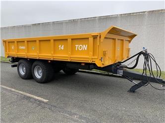 Tinaz 14 tons dumpervogn  med 3 vejstip