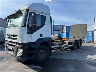 Iveco AT260S conteiner chassi 6x2 rep. Object