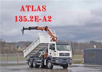 MAN TGA 26.350* ATLAS 135.2E-A2 + FUNK / 6x4*TOP 6x4