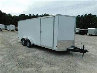  Covered Wagon Trailers 7x18 Enclosed Cargo