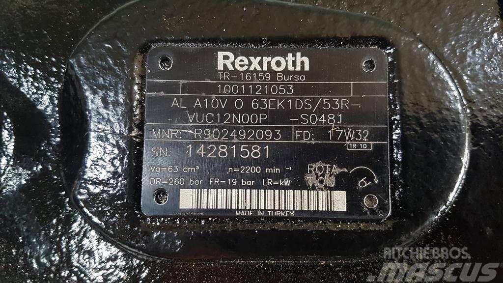 JLG 3006-Rexroth AL A10VO63EK1DS/53R-Load sensing pump Hydraulika