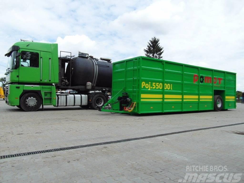 Pomot Slurry tank container  55000 L/Réservoir de lisier Aplikačné cisterny