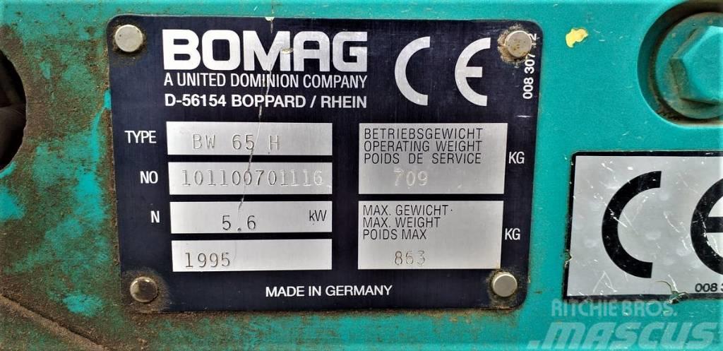  Walec wibracyjny prowadzony BOMAG BW 65 H Vlečné vibračné valce