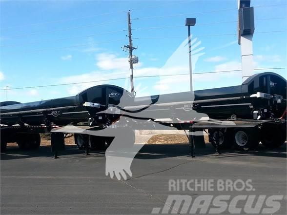 Jet Side Dump 40' Air Ride, 2 Way Valve, Electric Tarp Vyklápacie prívesy