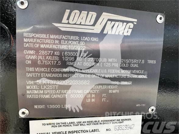 Load King LK25TT TILT DECK TRAILER, 50K CAPACITY, SPRING RID Podvalníkové návesy