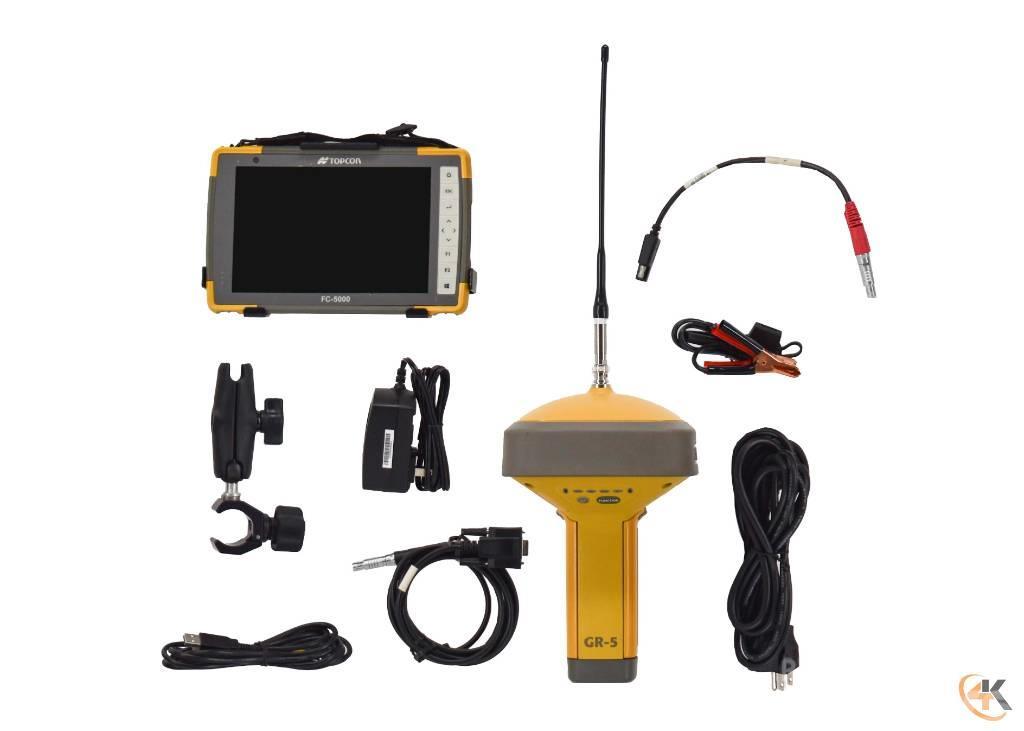 Topcon Single GR-5 UHFII Base/Rover Kit, FC-5000 Pocket3D Ďalšie komponenty