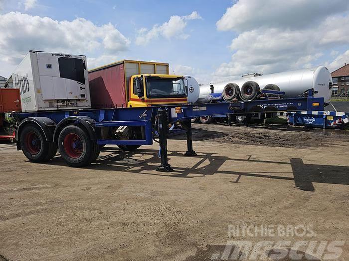  MKF Metallbau 20 FT Container chassis | steel susp Kontajnerové návesy
