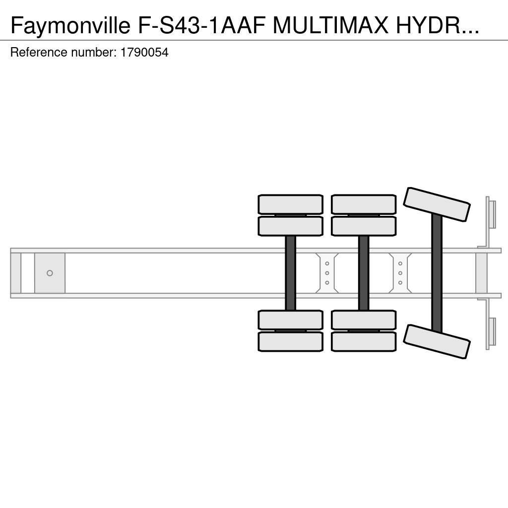 Faymonville F-S43-1AAF MULTIMAX HYDRAULIC ADJUSTABLE BED SEMI Podvalníkové návesy