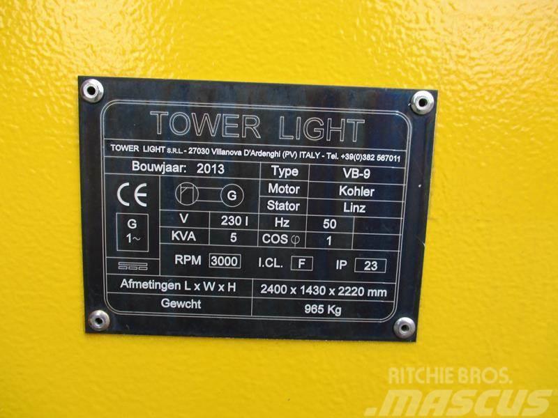 Towerlight VB - 9 LED Osvetľovacie stožiare