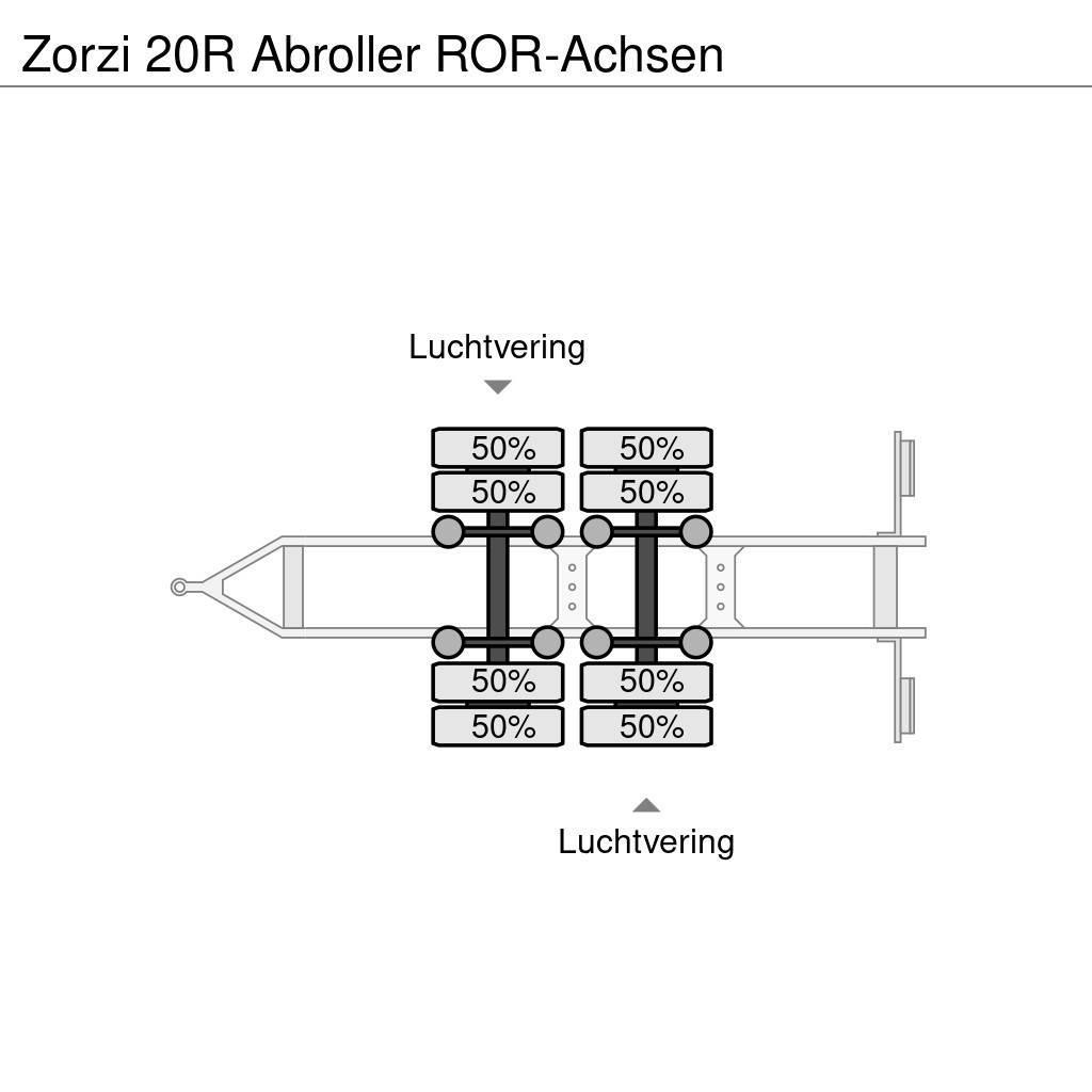Zorzi 20R Abroller ROR-Achsen Skeletové prívesy