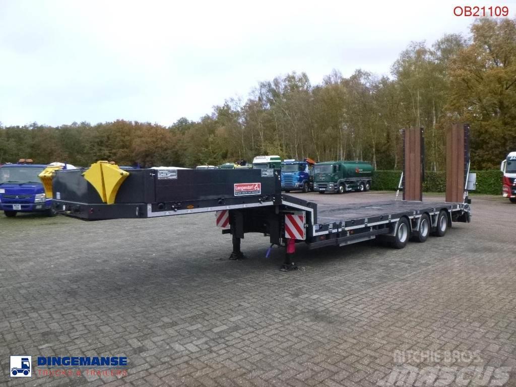 Langendorf 3-axle semi-lowbed trailer 48T ext. 13.5 m + ramps Podvalníkové návesy