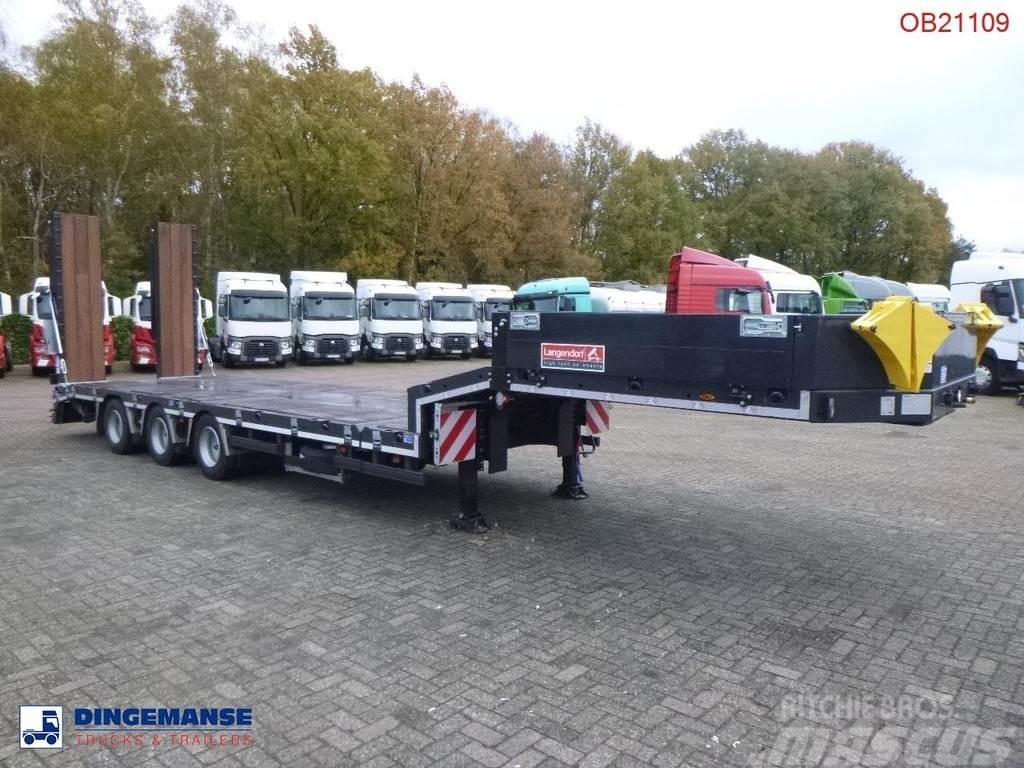 Langendorf 3-axle semi-lowbed trailer 48T ext. 13.5 m + ramps Podvalníkové návesy
