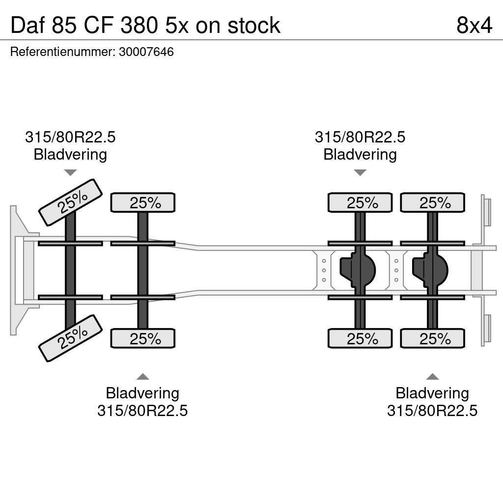 DAF 85 CF 380 5x on stock Kombinované/Čerpacie cisterny